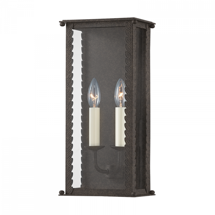 Troy Zuma 2 Light Medium Exterior Wall Sconce Model: B6712-VER