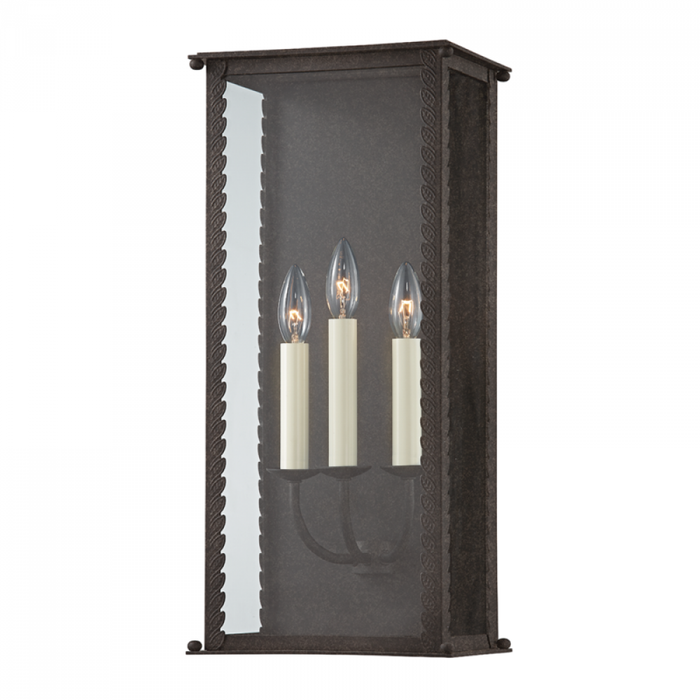 Troy Zuma 3 Light Large Exterior Wall Sconce Model: B6713-VER