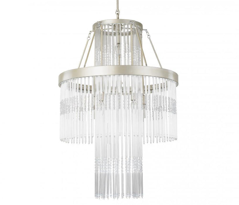 Varaluz Amelia 4 Light Chandelier  Silverado Model: 322C04SO