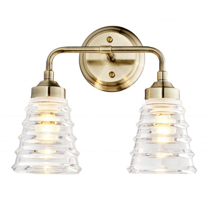 Varaluz Amherst 2 Light Bath  Antique Brass Model: 313B02AB