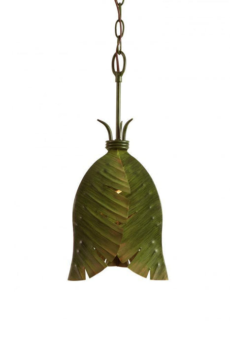 Varaluz Banana Leaf 1 Light Mini Pendant Model: 901M01