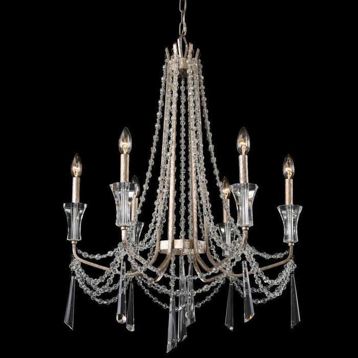 Varaluz Barcelona 6 Light Crystal Chandelier  Model: 270C06TR