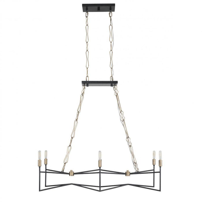 Varaluz Bodie 6 Light Linear Pendant  Havana Gol Model: 314N06HGCB