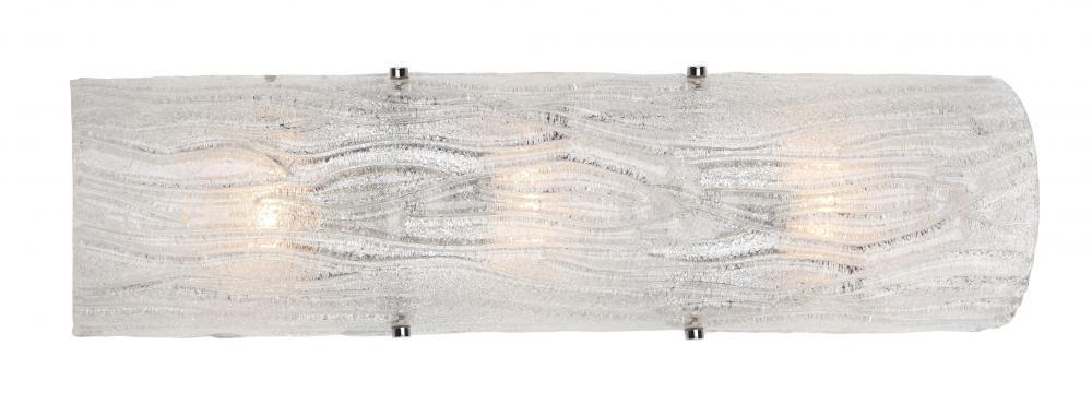 Varaluz Brilliance 3 Light Sconce Fixture  Chrome Model: AC1105