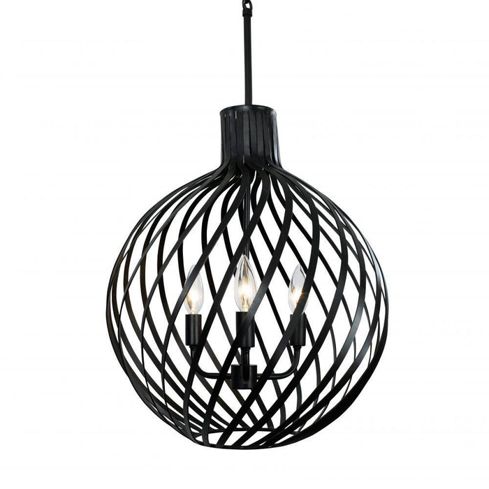 Varaluz Bronwyn 3 Light Pendant  Black Model: 338P03BL