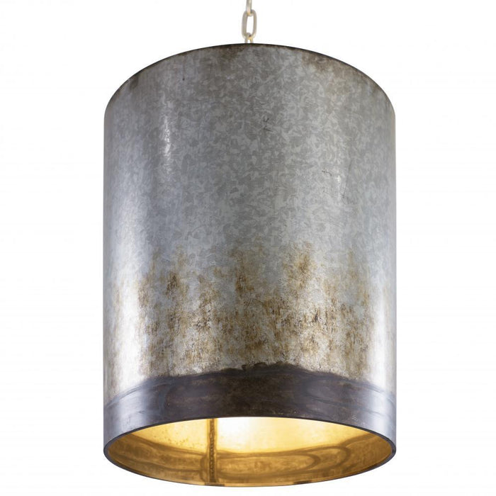 Varaluz Cannery 3 Light Pendant  Ombre Galvanized Model: 323P03OG