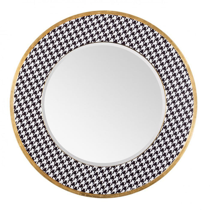 Varaluz Casa Azzezzi 30 In Round Houndstooth Accent Mirror Model: 4DMI0102