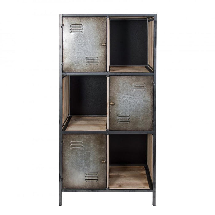 Varaluz Casa Jayce Rustic Cube Locker Bookcase Model: 4FST0201