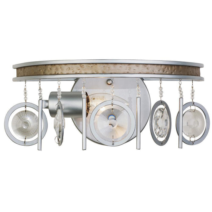 Varaluz Charmed 1 Light Bath Fixture  Silve Model: 296B01SICM