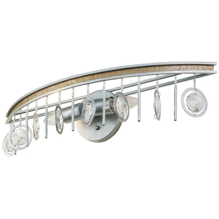 Varaluz Charmed 2 Light Bath Fixture  Silve Model: 296B02SICM