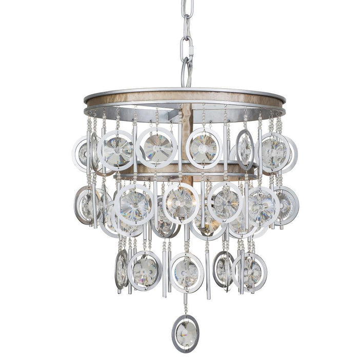 Varaluz Charmed 3 Light Pendant  Silve Champagne Model: 296P03SICM