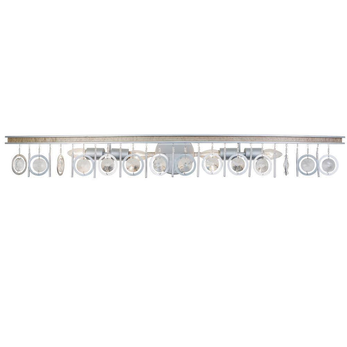 Varaluz Charmed 4 Light Bath Fixture  Silve Model: 296B04SICM