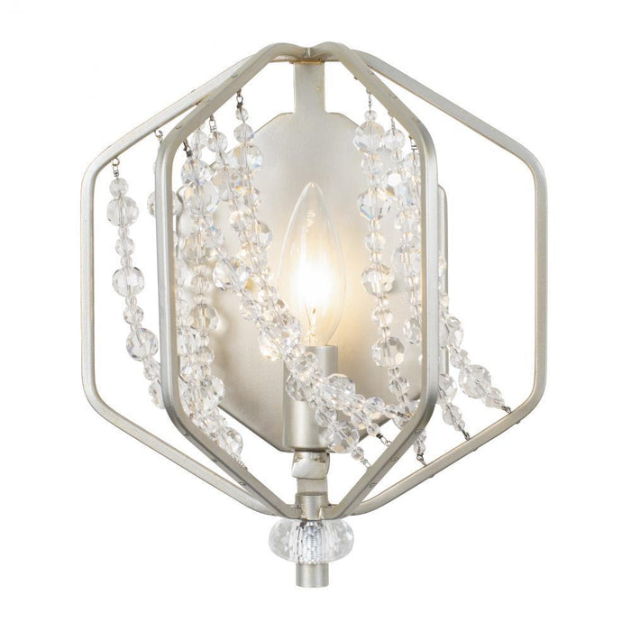 Varaluz Chelsea 1 Light Sconce  Silverado Model: 321W01SO