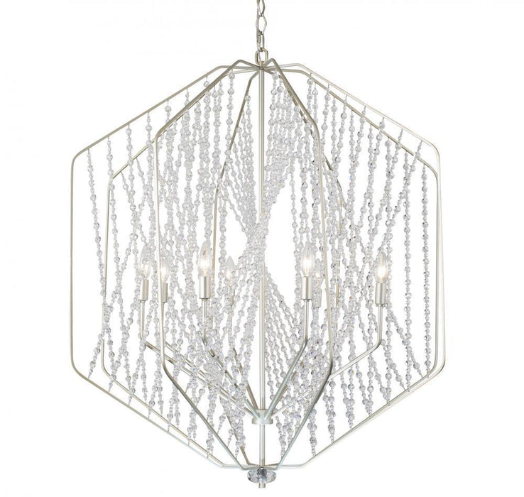 Varaluz Chelsea 6 Light Pendant  Silverado Model: 321P06SO