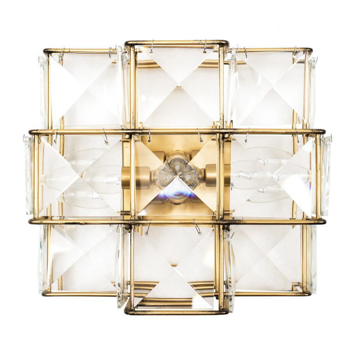 Varaluz Cubic 3 Light Sconce  Calypso Gold Model: 329W03CG