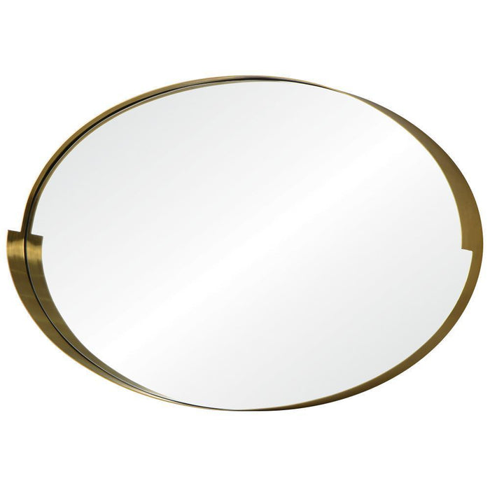 Varaluz Echo 20x30 Oval Powder Room Mirror  Gold Model: 411A02