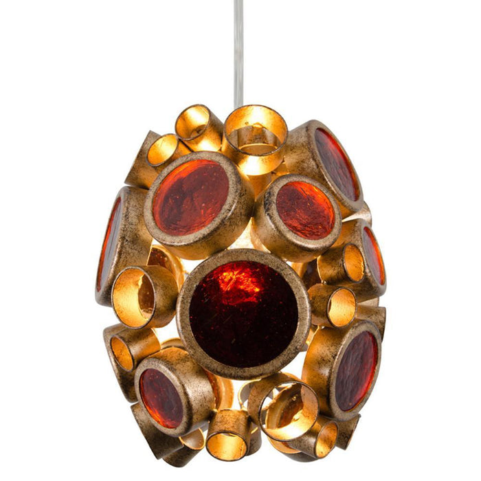 Varaluz Fascination 1 Light Mini Pendant  Kolorado Model: 165M01KO