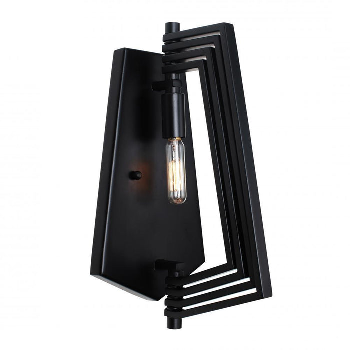 Varaluz Gymnast 1 Light Sconce  Black Model: 262W01BL