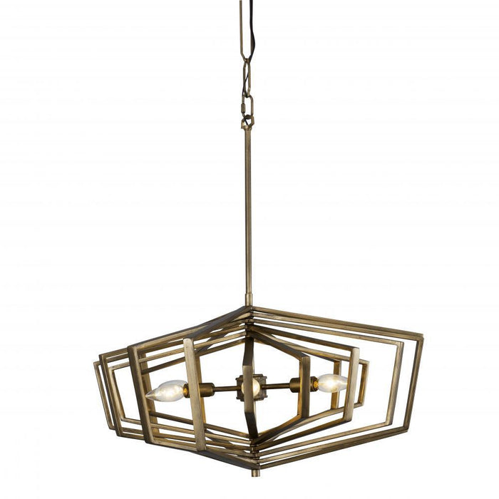 Varaluz Gymnast 6 Light Pendant  Havana Gold Model: 262P06HG