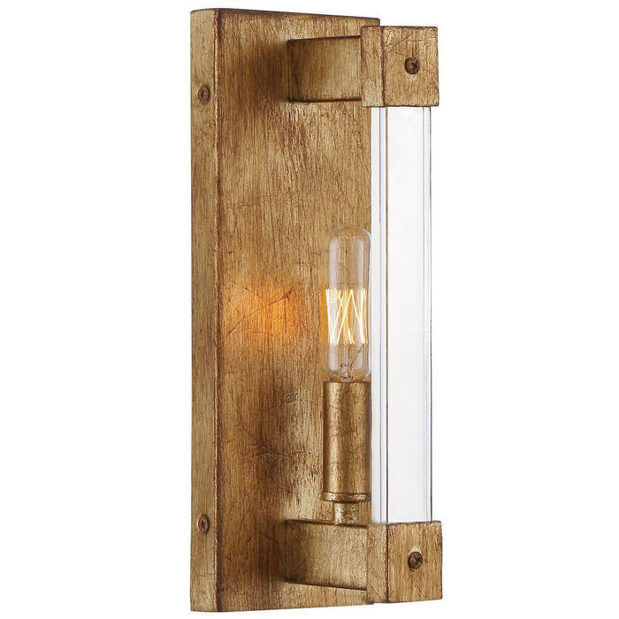 Varaluz Halcyon 1 Light Sconce  Satin Nickel Model: 292W01SN