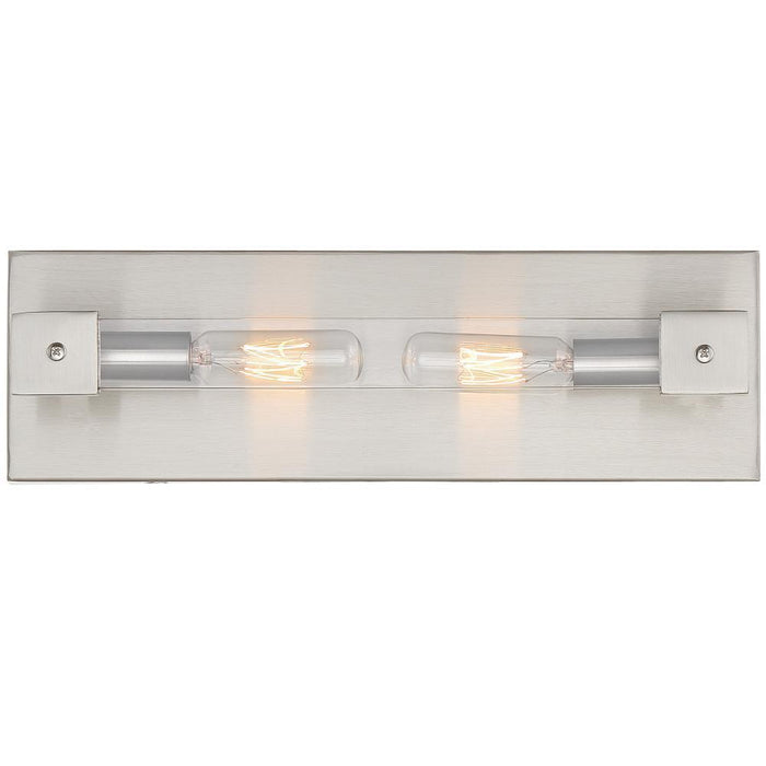 Varaluz Halcyon 2 Light Bath  Satin Nickel Model: 292B02SN