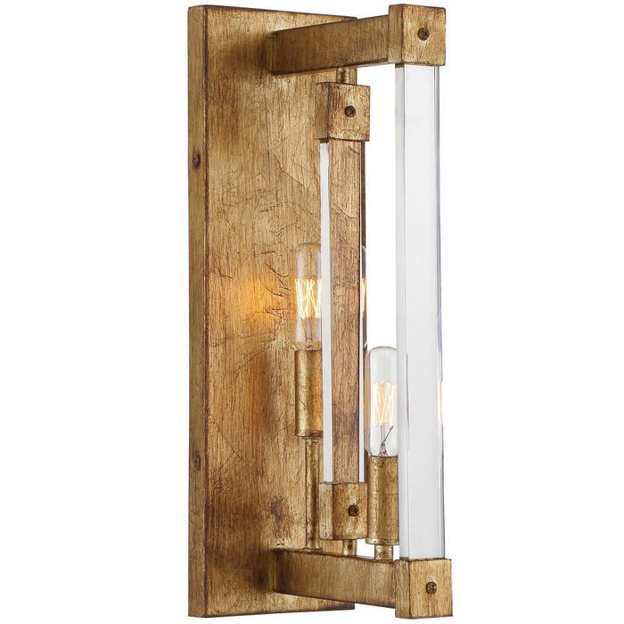 Varaluz Halcyon 2 Light Sconce  Satin Nickel Model: 292W02SN