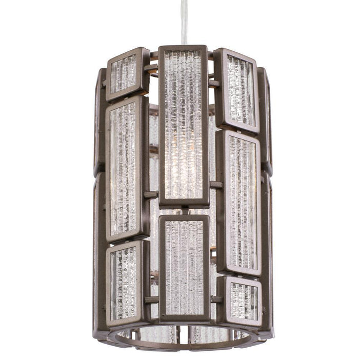 Varaluz Harlowe 1 Light Mini Pendant  New Bronze Model: 255M01NB