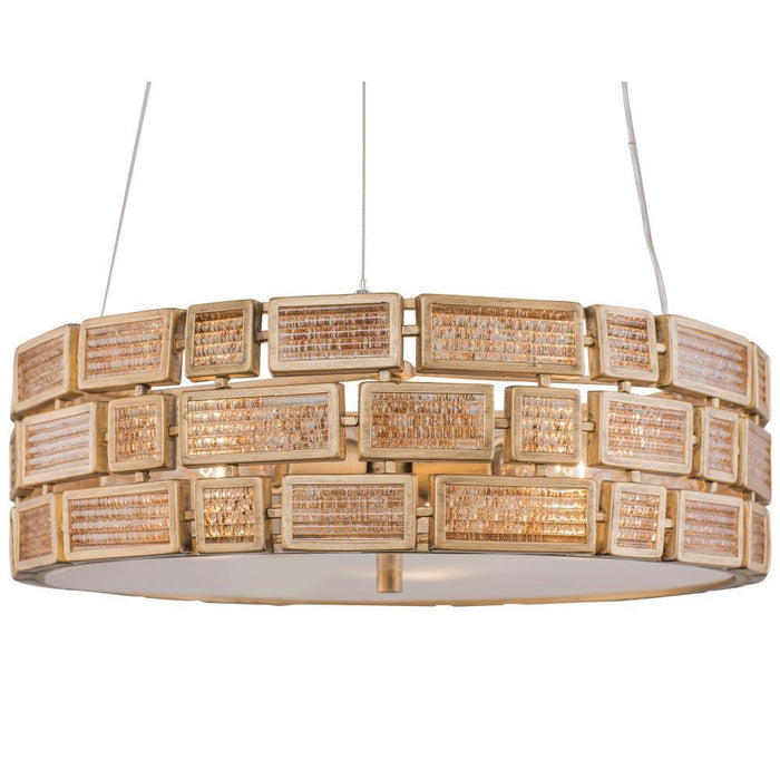 Varaluz Harlowe 3 Light Pendant  Havana Gold Model: 255P04HG