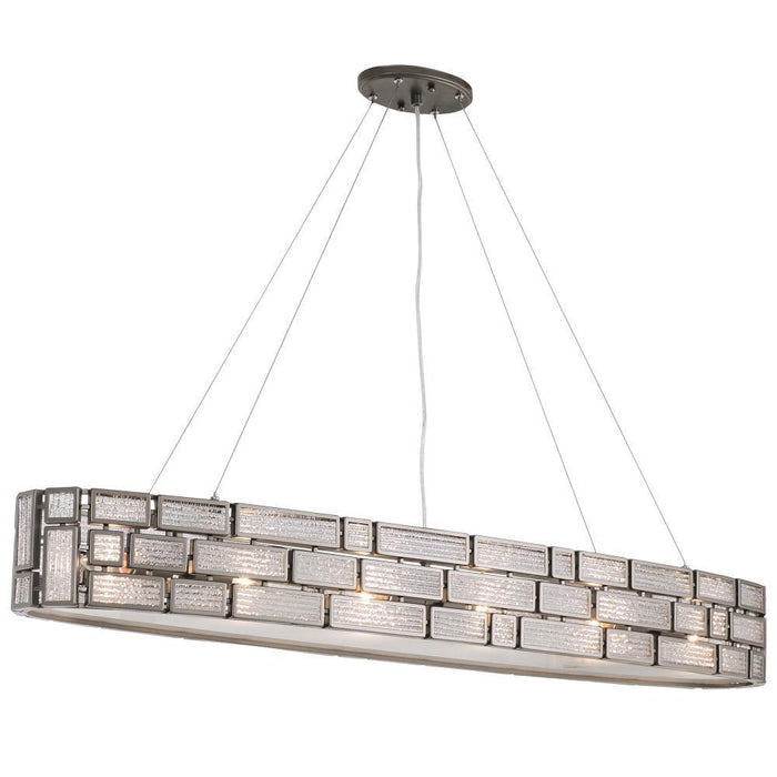 Varaluz Harlowe 6 Light Linear Pendant  New Bronze Model: 255N08NB