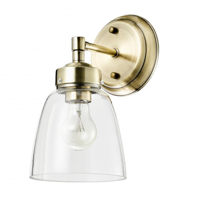 Varaluz Helena 1 Light Bath  Antique Brass Model: 341B01AB