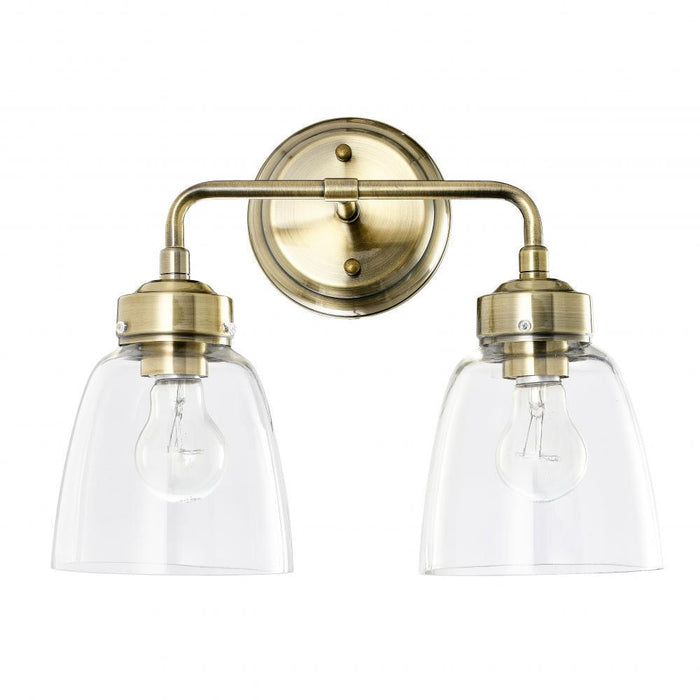 Varaluz Helena 2 Light Bath  Antique Brass Model: 341B02AB