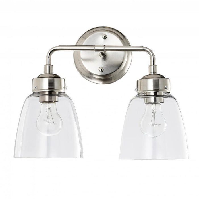 Varaluz Helena 2 Light Bath  Satin Nickel Model: 341B02SN