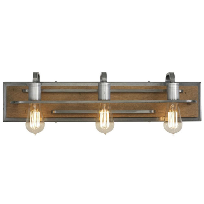 Varaluz Lofty 3 Light Bath  Stee Wheat Model: 268B03SLW