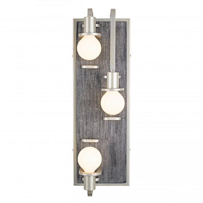 Varaluz Lofty 3 Light Sconce  Stee Wheat Model: 268W03SOG