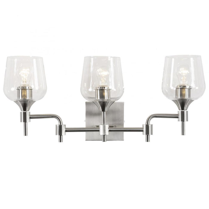 Varaluz Margaux 3 Light Bath  Satin Nickel Model: 340B03SN