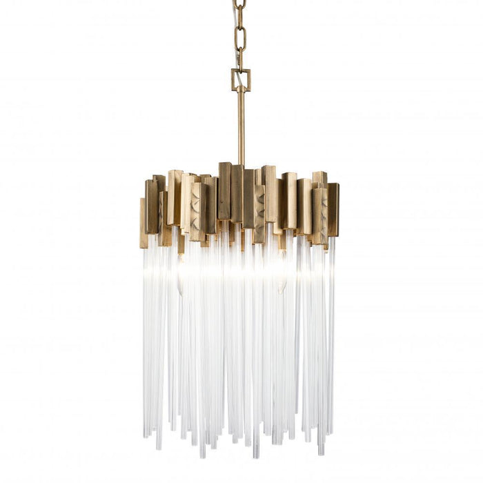 Varaluz Matrix 3 Light Pendant  Havana Gold Model: 309P03HG