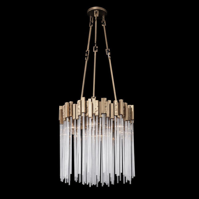 Varaluz Matrix 6 Light Pendant  Havana Gold Model: 309P06HG