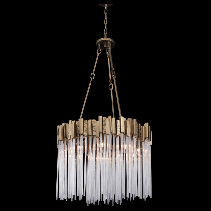 Varaluz Matrix 9 Light Pendant  Havana Gold Model: 309P09HG