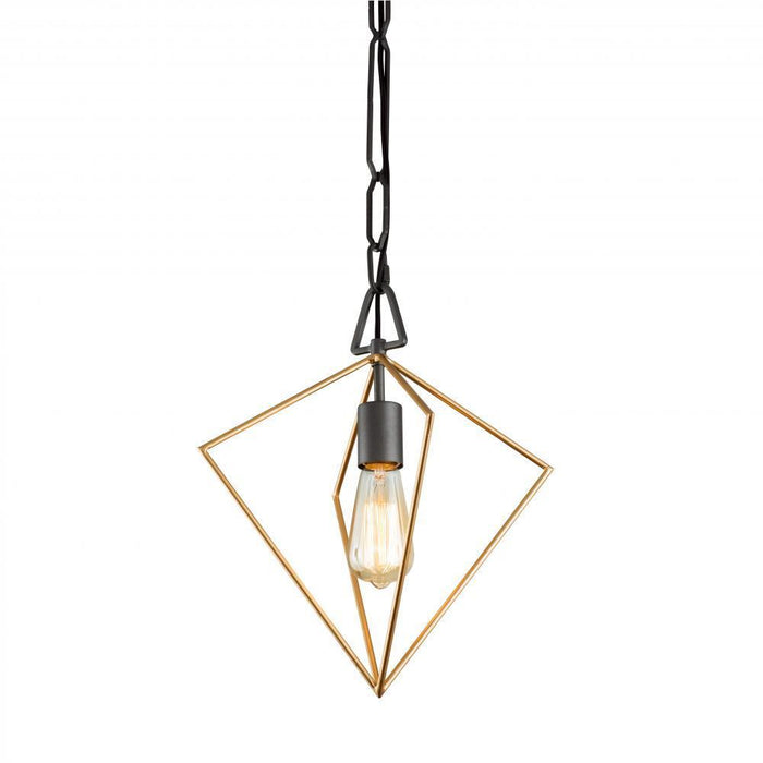 Varaluz Metropolis 1 Light Pendant  Antique Gol Model: 261P01AGRB