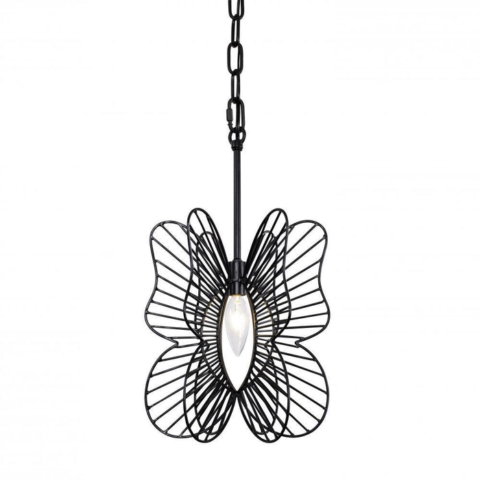 Varaluz Monarch Butterfly 1 Light Mini Pendant  Model: 330M01BL