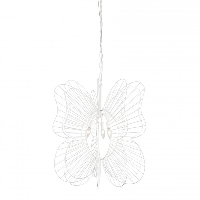 Varaluz Monarch Butterfly 3 Light Pendant  White Model: 330P03WH