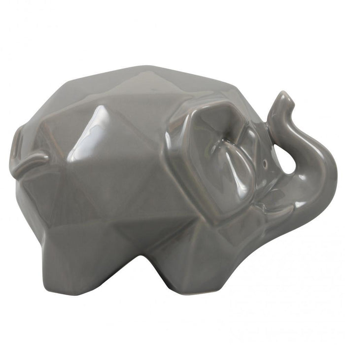 Varaluz Origami Zoo Elephant Statue  White Model: 401A14WH