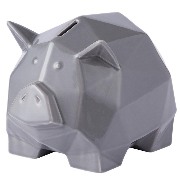 Varaluz Origami Zoo Pig Statue  White Model: 401A15WH