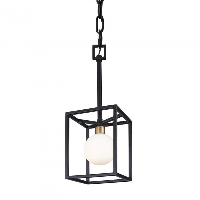 Varaluz Plaza 1 Light Mini Pendant  Carbo Havana Model: 325M01CBHG