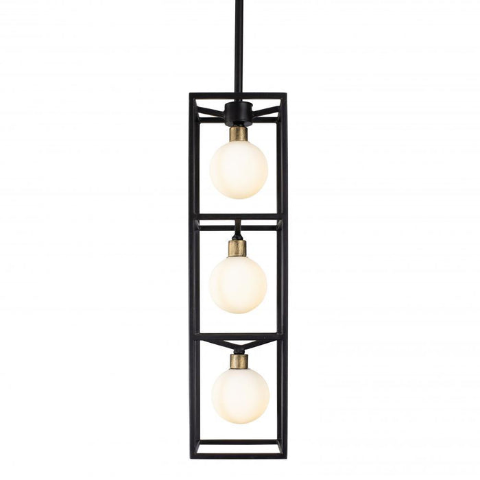 Varaluz Plaza 3 Light Foyer  Carbo Havana Gold Model: 325F03CBHG