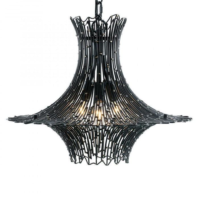 Varaluz Rikki 3 Light Chandelier  Carbo Aged Gold Model: 320C03CBAG