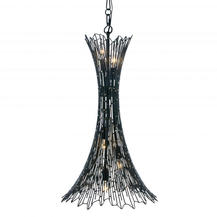 Varaluz Rikki 5 Light Foyer  Carbo Aged Gold Model: 320F05CBAG