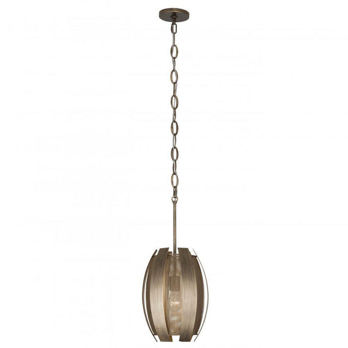 Varaluz Sawyers Bar 1 Light Pendant  Havana Gold Model: 287P01HG