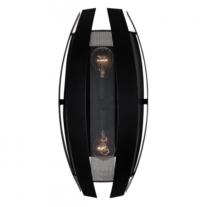 Varaluz Sawyers Bar 2 Light Sconce  Black Model: 287W02BL