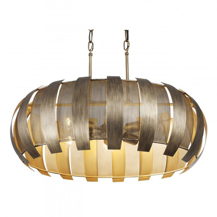 Varaluz Sawyers Bar 6 Light Linear Pendant  Havana Model: 287N06HG